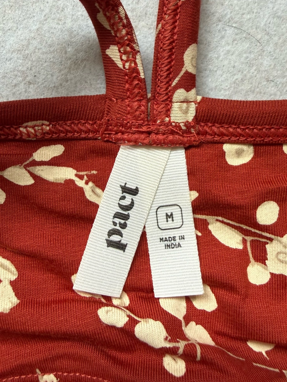 Pact Rust Floral Midi Dress - Picture 8 of 13
